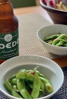 枝豆ペペロンチーノ