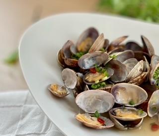 グリル活用!あさりの酒蒸し